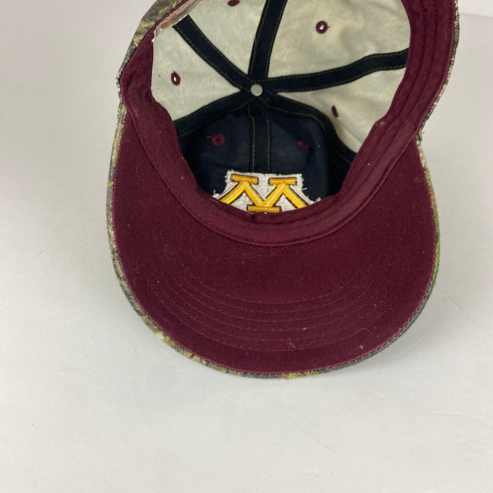 University of Minnesota Hat Ballcap Camo Embroidered Logo Golden Gophers Hunting - Picture 6 of 7